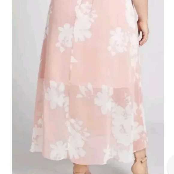 Lane Bryant Pink Asymmetrical Dress - Picture 11 of 11